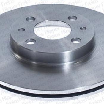 PAR DISCO FREIO FIAT PALIO 1.6 16V 96/ STRADA 1.3 DIANTEIRO VENTILADO 4 FUROS SIMILAR: BD5056 SIMILAR: RCDI01040