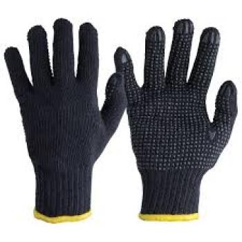 LUVA TRICOTADA .3 FIOS KALIPSO PRETA