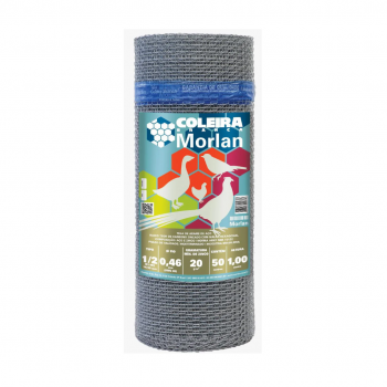 TELA MORLAN HEX VIVEIRO 1/2 26X1,0X1MT GALV.