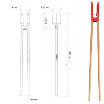 CAVADEIRA ART. 1,45CM CB/MAD TRAMONTINA