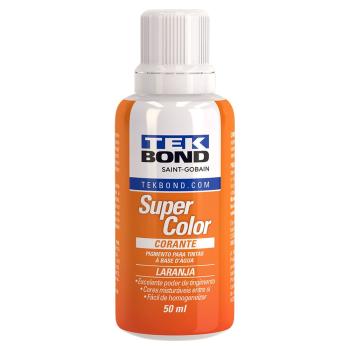 CORANTE LARANJA 50ML TEK BOND