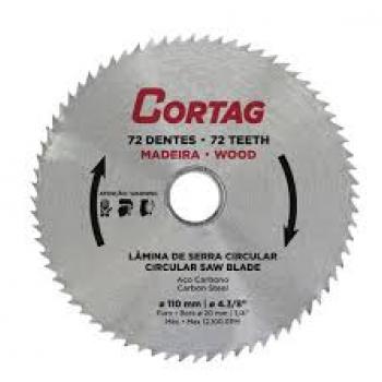SERRA CIRCULAR C/VIDEA 72 DENTES 4 1/2 CORTAG