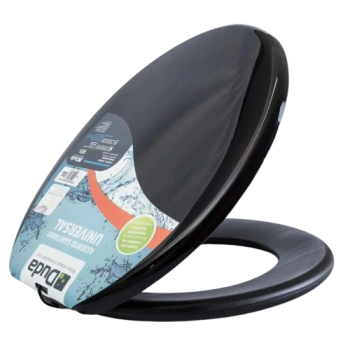 ASSENTO SANITARIO ALMOFADADO PRETO DUDA