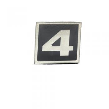 NUMERO RESIDENCIAL N4 ARTE VIDRO.