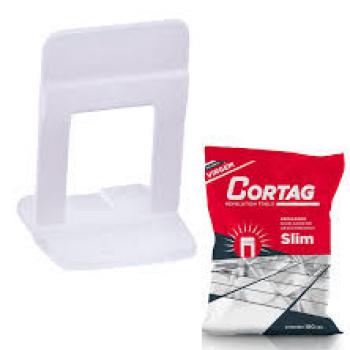 ESPAÇADOR NIVELADOR SLIM 1,5 BRANCO CORTAG