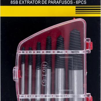 KIT EXTRATOR PARAFUSO 6PC EDA