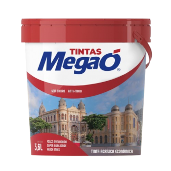 TINTA ACRILICA ECONOMICA PEROLA MEGAÓ 3L
