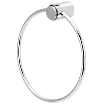 PORTA TOALHA REDONDO CROMADO VALE PLASTICO