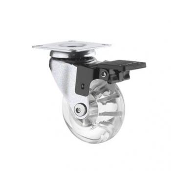 RODIZIO 35MM C/TRAVA ZINC GEL SIL. POWER-FER