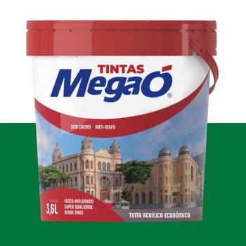 TINTA ACRILICA ECONOMICA VERDE BANDEIRA MEGAÓ 3L
