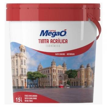 TINTA ACRILICA ECONOMICA BRANCO NEVE 15L MEGAÓ