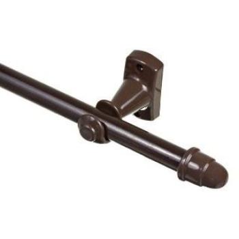 VARÃO SUPORTE P/ CORTINA ALU 1,5M MOGNO NOVO HORIZONTE