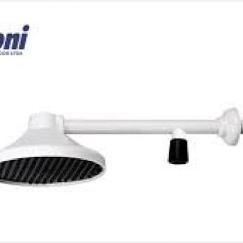 CHUVEIRO LUCONNI PLAST 30CM 9 BRANCO C/REGISTRO