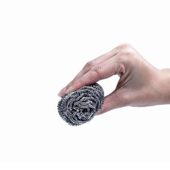 ESPONJA BRILHO ACO INOX SIMPLO PRATA
