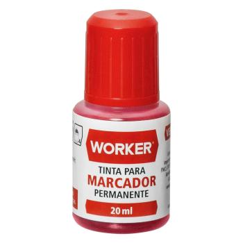TINTA MARCADOR PERMANENTE 20ML VM WORKER