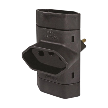 ADAPTADOR 2P+T 10A PT PERLEX