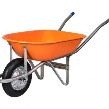 CARRO MAO LARANJA  PNEU C/CAM 60L METALOSA