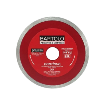DISCO DIAMANTADO EXTR.BARTOLO CONTINUO 110X200MM
