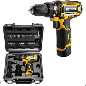 PARAFUSA/FURADEIRA A BATERIA 3/8 12V 30PC TRAMONTINA