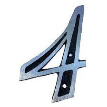 NUMERO RESIDENCIAL ALUM N4 BETEL.