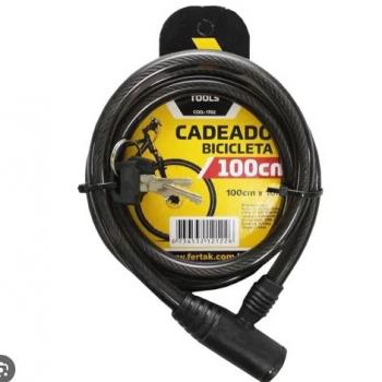 CADEADO BICICLETA  100X12MM FERTAK
