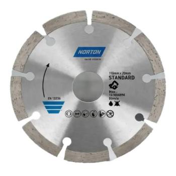 DISCO CORTE DIAM 110MM X 20MM SEG NORTON