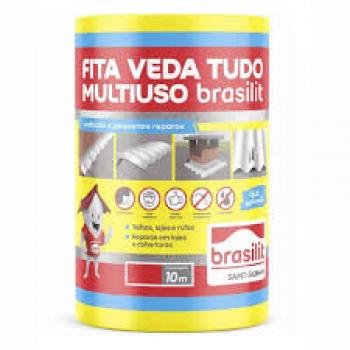 FITA BRASILIT TERMICA MULTIUSO ALUMINIO 20CMX10M