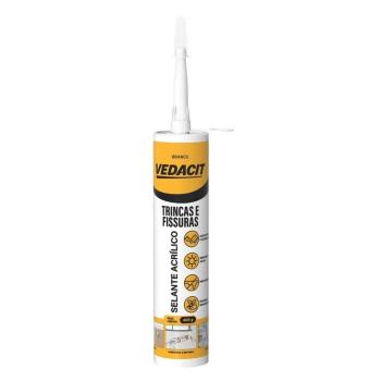 SELANTE ACRILICO P/ TRINCAS E FISSURAS BR VEDACIT 400G