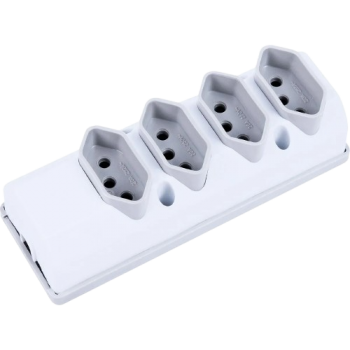 TOMADA BARRA 4 TOMADAS PLUGGAR