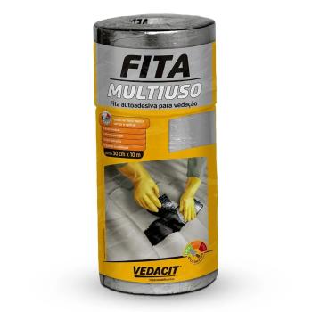 FITA IMPERMEAVEL MULTIUSO 30CM X 10M VEDACIT