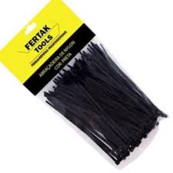 ABRAÇADEIRA NYLON PT 4,8X200MM PCT C/100 FERTAK.