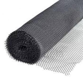 TELA VIVEIRO 1/2 PRETA 1,00X1MT TEGAPE  PLAST.