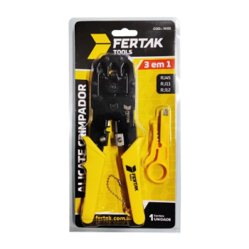 ALICATE CRIMPADOR PLUG RJ45 FERTAK
