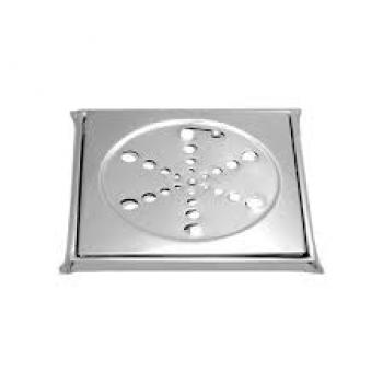 GRELHA QUAD 100MM C/CAIXILHO INOX ATLAS