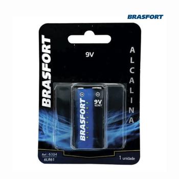 BATERIA BRASFORT ALCALINA 9V
