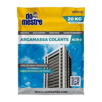 ARGAMASSA AC3 20KG MESTRE