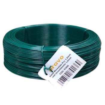ARAME GALVANIZADO BRAVO 16 VERDE (RECAPADO). 1KG