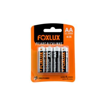 PILHA FOXLUX PEQUENA AA 1,5V C/04