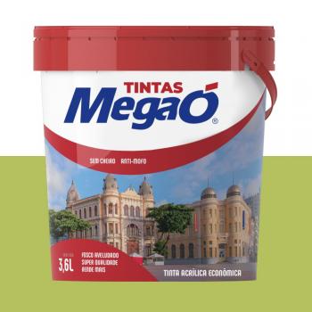 TINTA ACRILICA ECONOMICA VERDE LIMÃO MEGAÓ 3L