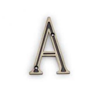 LETRA A RESIDENCIAL ART VIDRO.