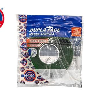 FITA EUROCEL DUPLA FACE DE MASSA ACRILICA 12MMX20M