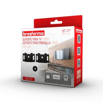 SUPORTE TV FIXO BRASFORMA 10/100