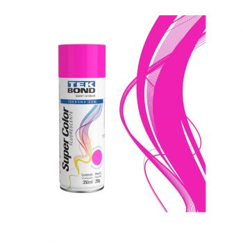 SPRAY FLUORESCENTE ROSA 350ML TEK BOND
