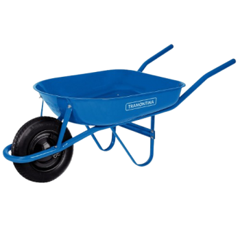 CARRO MÃO AZ C/CAM 50L TRAMONTINA