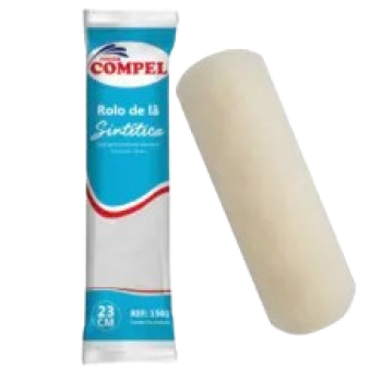 ROLO LÃ SINT. 23CM C/CB COMPEL R.1501