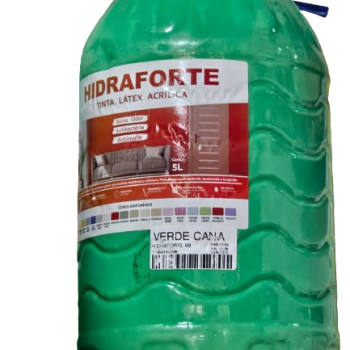 TINTA LATEX VERDE CANA 5L HIDRAFORTE.