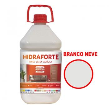 TINTA LATEX BRANCO NEVE 5L HIDRAFORTE.