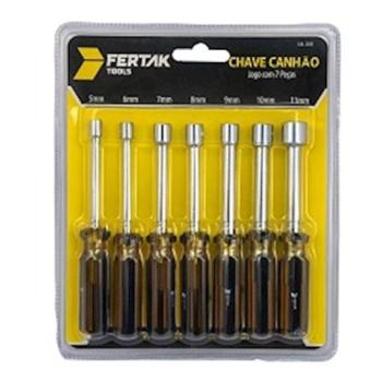 JOGO CHAVE CANHAO 7PCS FERTAK