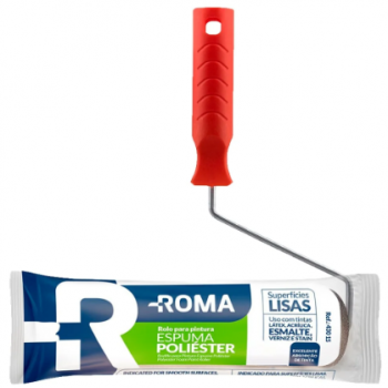 ROLO DE ESPUMA POLIESTER C/CABO P/ESM 23CM ROMA REF:430-23