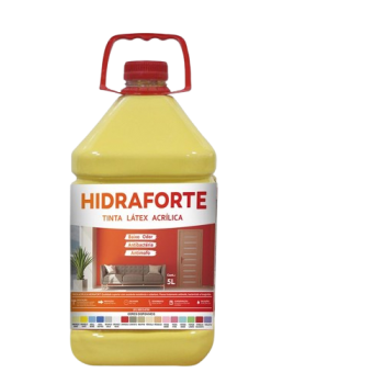 TINTA LATEX AMARELO OURO 5L HIDRAFORTE.